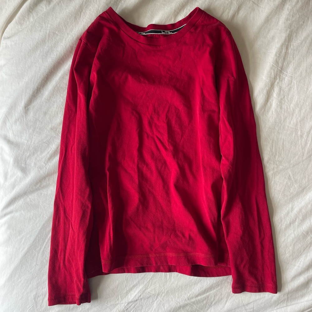 Lauren by Ralph Lauren boxy red longsleeve